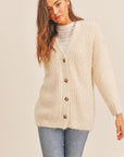 The Mohair Button-Front Cardigan