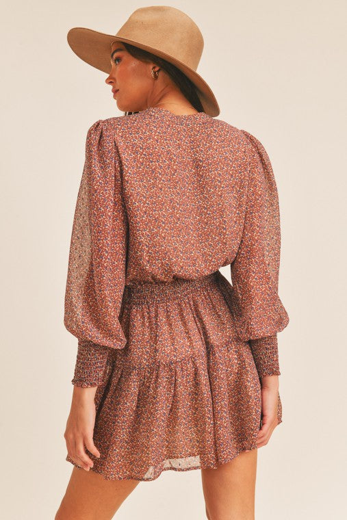 The Katy Floral Button Down Dress