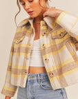 The Deliliah Plaid Cropped Jacket