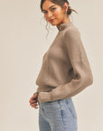 The Megan Half Zip Sweater