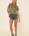 The Heathered Leopard Drawing Tee