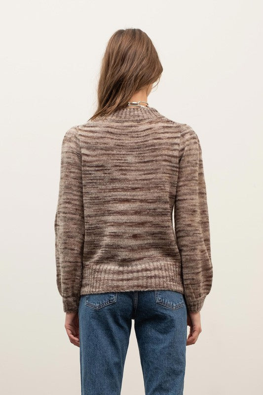The Elsa Loose Knit Wool Blend Sweater
