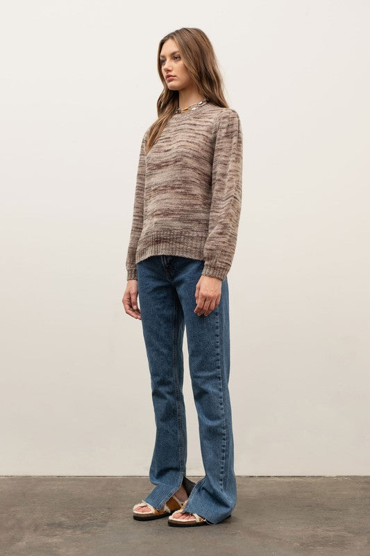 The Elsa Loose Knit Wool Blend Sweater