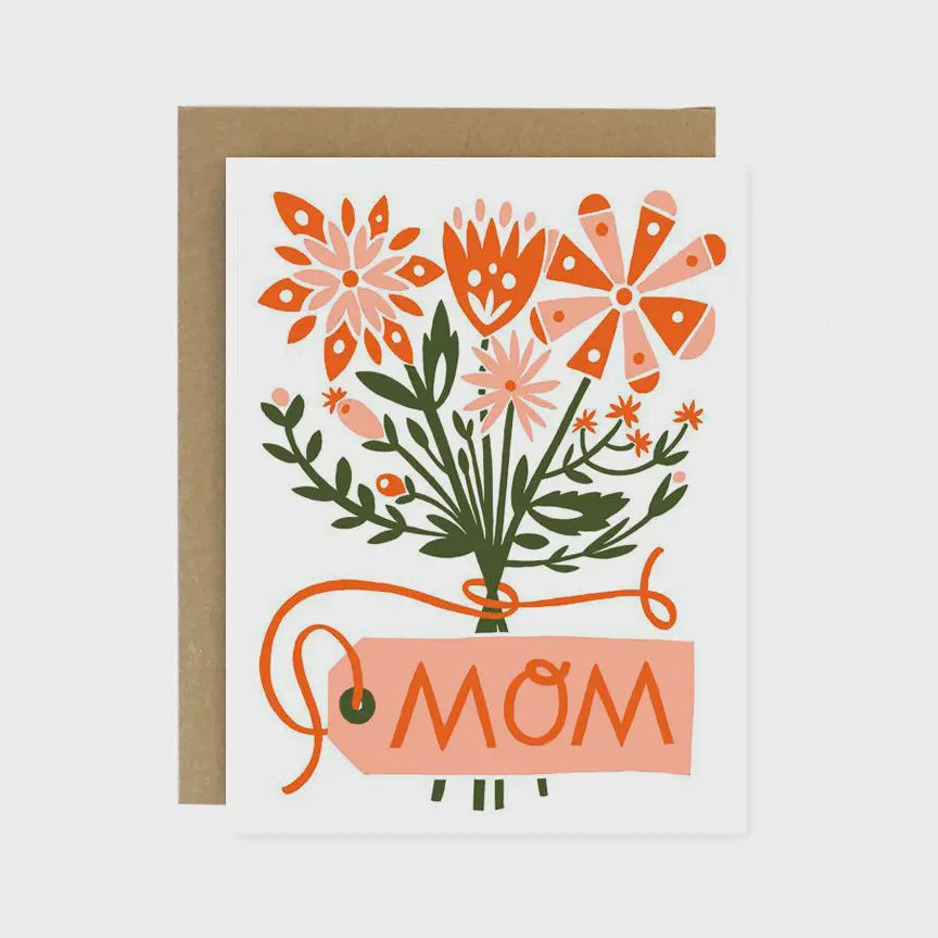 Mother&#39;s Day Flower Bouquet Card by Worthwhile Paper