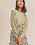 The Hollie Contrast Sleeve Sweater