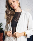 The Lissa Linen Blazer