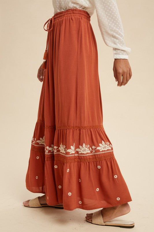 The Kaya Tiered Maxi Skirt