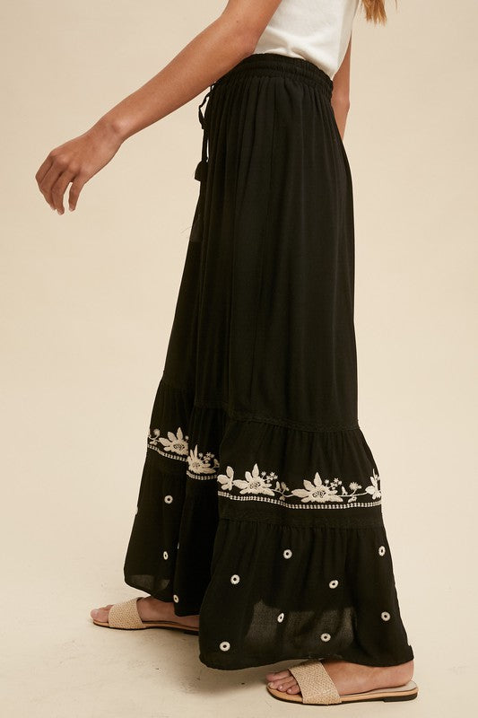 The Kaya Tiered Maxi Skirt