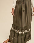 The Kaya Tiered Maxi Skirt