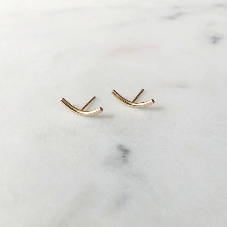 Boomerang Earrings by Token Jewelry