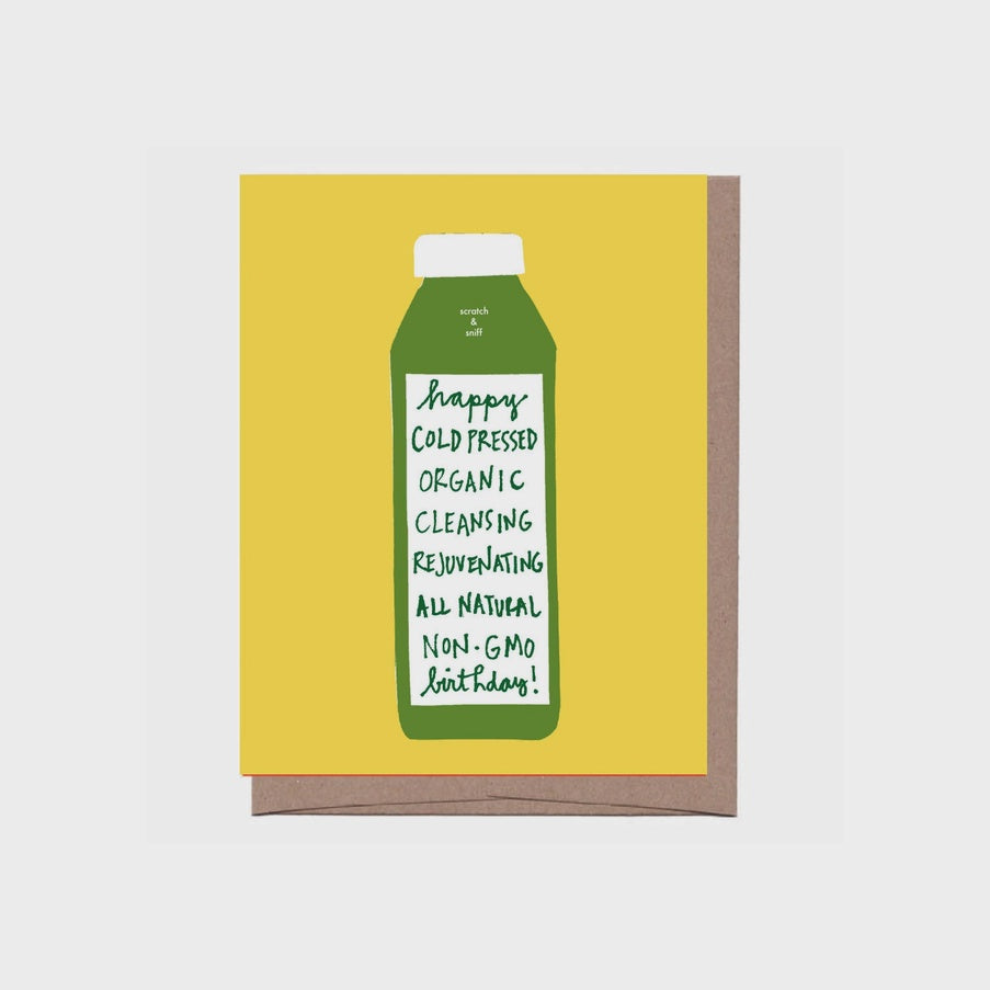 The Cold Pressed Birthday Card