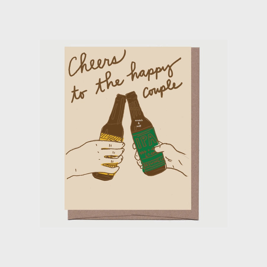 The Beer Cheers Wedding Card
