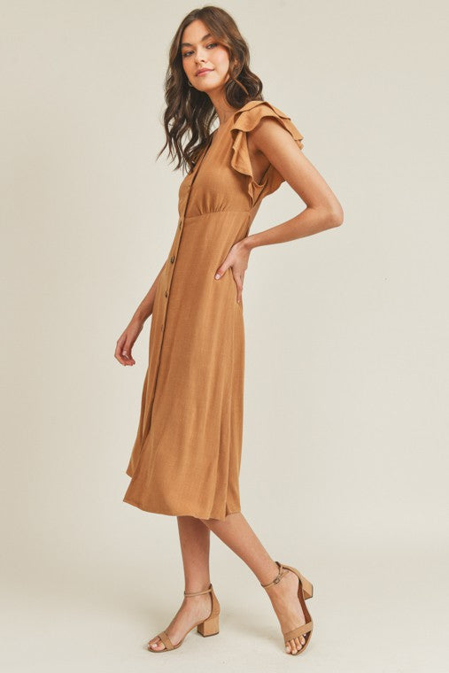 The Isabel Button Front Dress