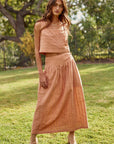 The Poppy Sleeveless Top and Maxi Skirt Set - Sold Seperately