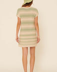 The Elba Striped Mini Knit Dress