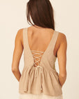 The River Crochet Babydoll Tank