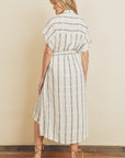 The Paloma Striped Shirt Dress