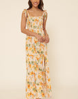 The Madelyn Floral Smocked Maxi Dress