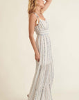 The Devyn Ruched Tiered Maxi Dress