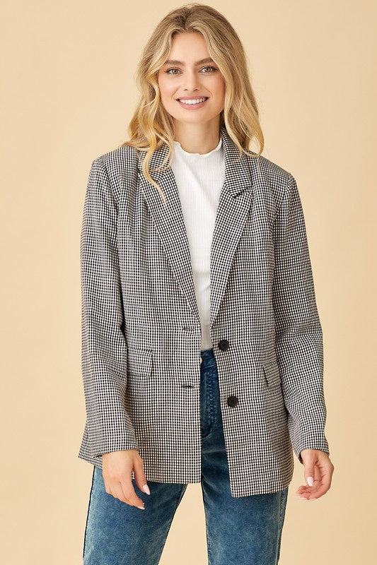 The Fiona Gingham Jacket