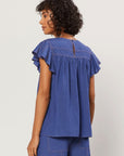The Lydia Ruffle Sleeve Blouse by Current Air