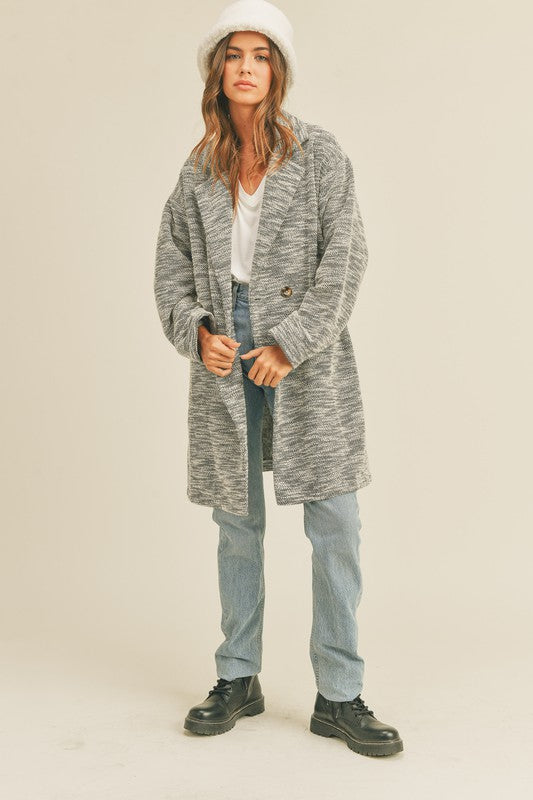 The Rommi Knitted Long Blazer