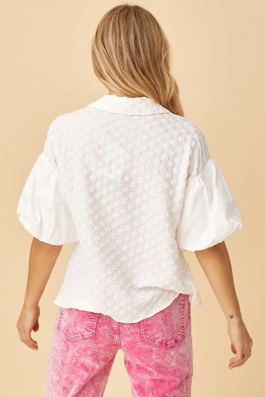 The Polianne Puff Sleeve Top