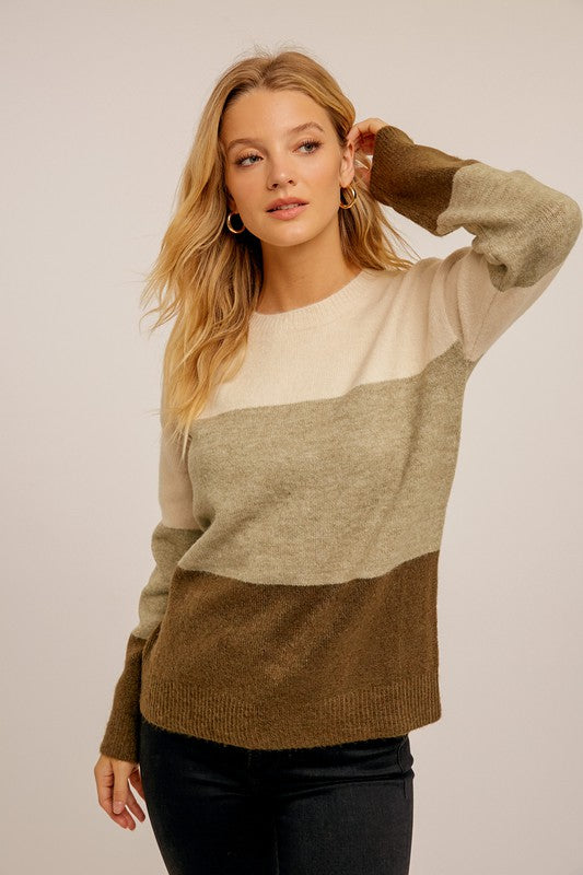 The Stori Striped Sweater