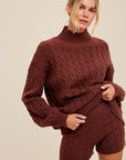 The Delia Cableknit Lounge Set - Sold Separately