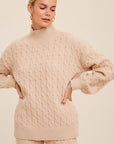 The Delia Cableknit Lounge Set - Sold Separately