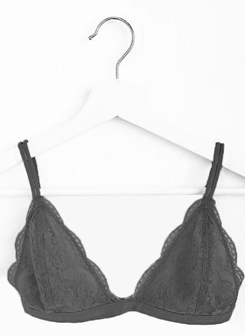The Basic Gracie Lace Triangle Bralette