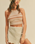 The Polly Knit Halter Top