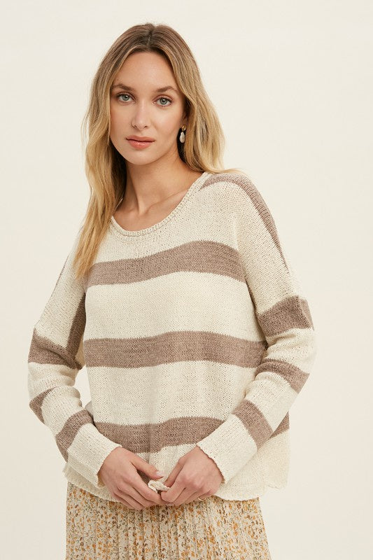 The Yuko Striped Sweater