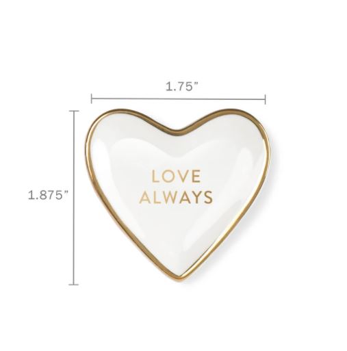 Love Always Ceramic Heart Tray