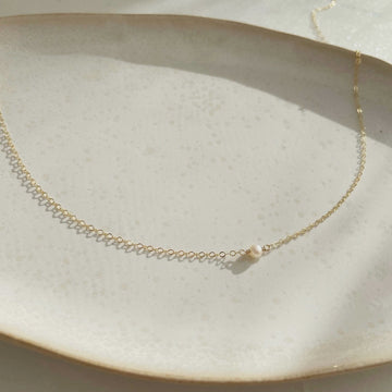 The Mini Pearl Necklace By Token Jewelry