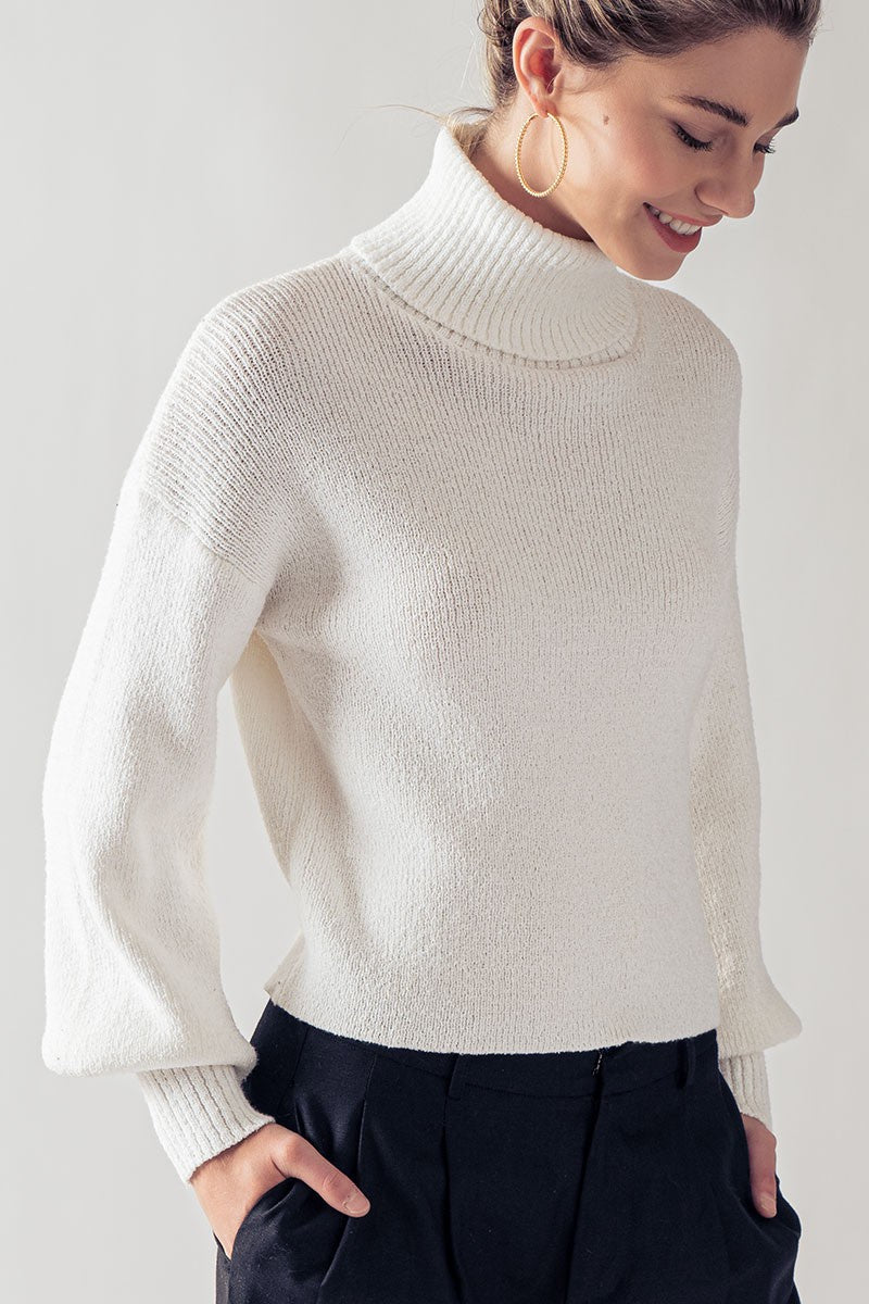 Camilla Jumper - Ecru - Merino Wool - Sézane