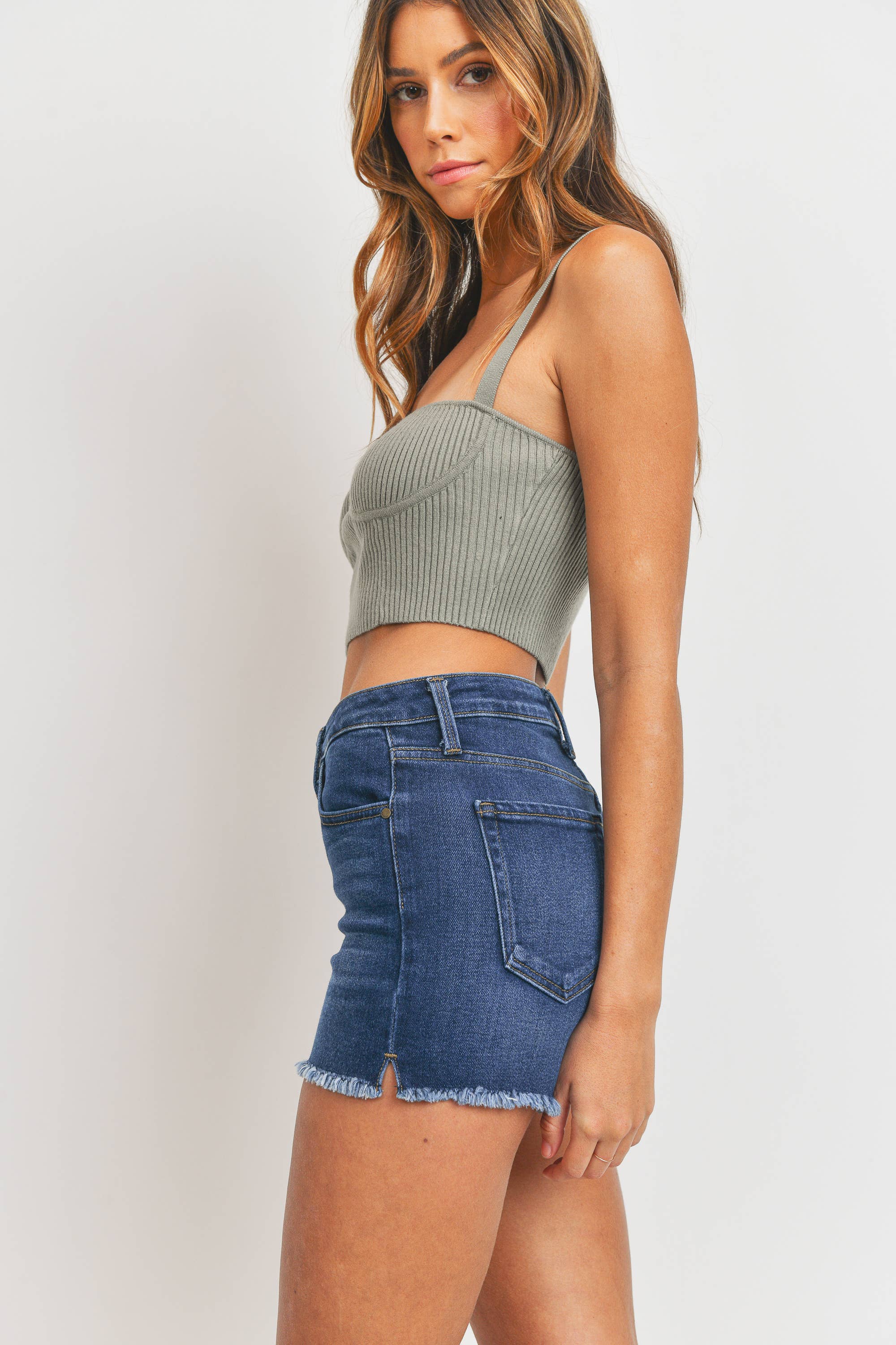The Weekend Jean Shorts by Just Black Denim