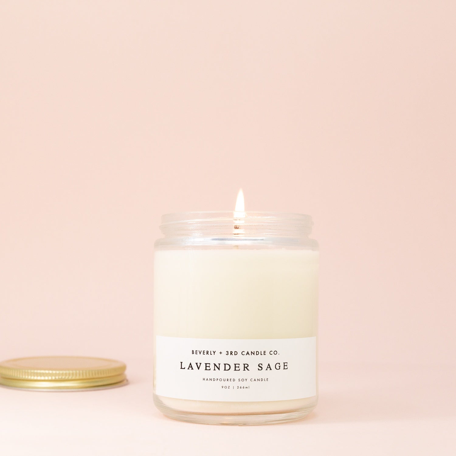 Lavender Sage Candle by Beverly and 3rd