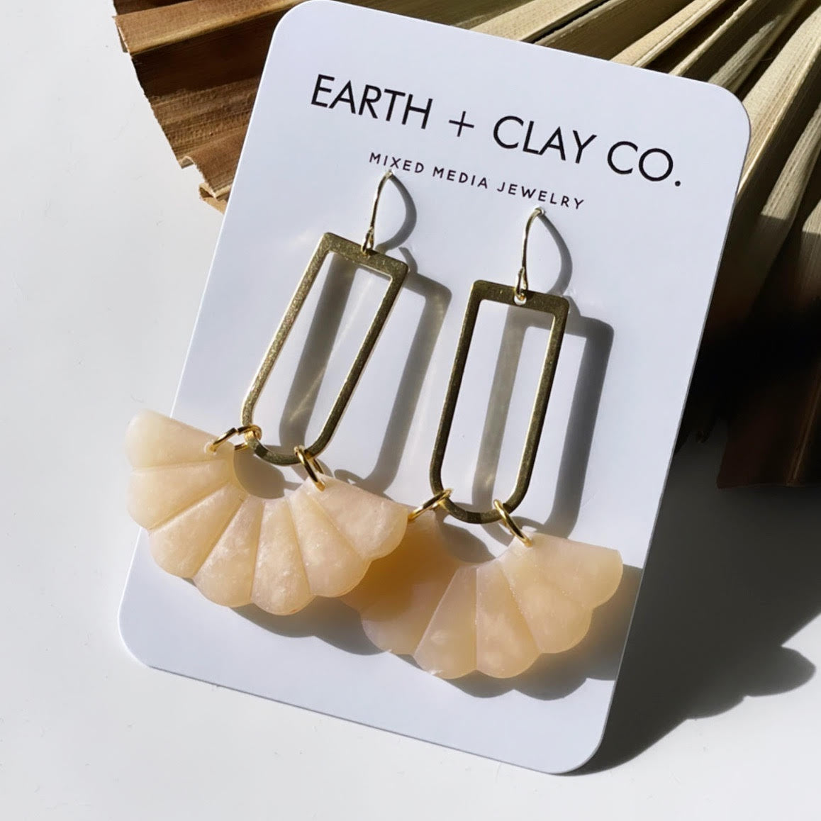 The Translucent Lolita Earrings by Earth + Clay Collective