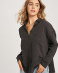 The Hannah Gauze Buttondown Shirt