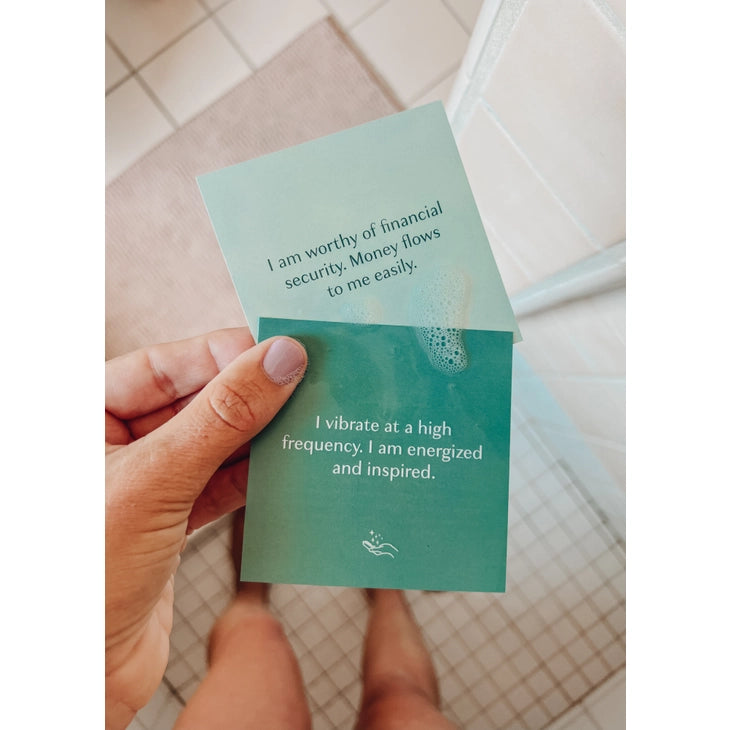 The Shower Affirmation Cards - Abundance by JaxKelly