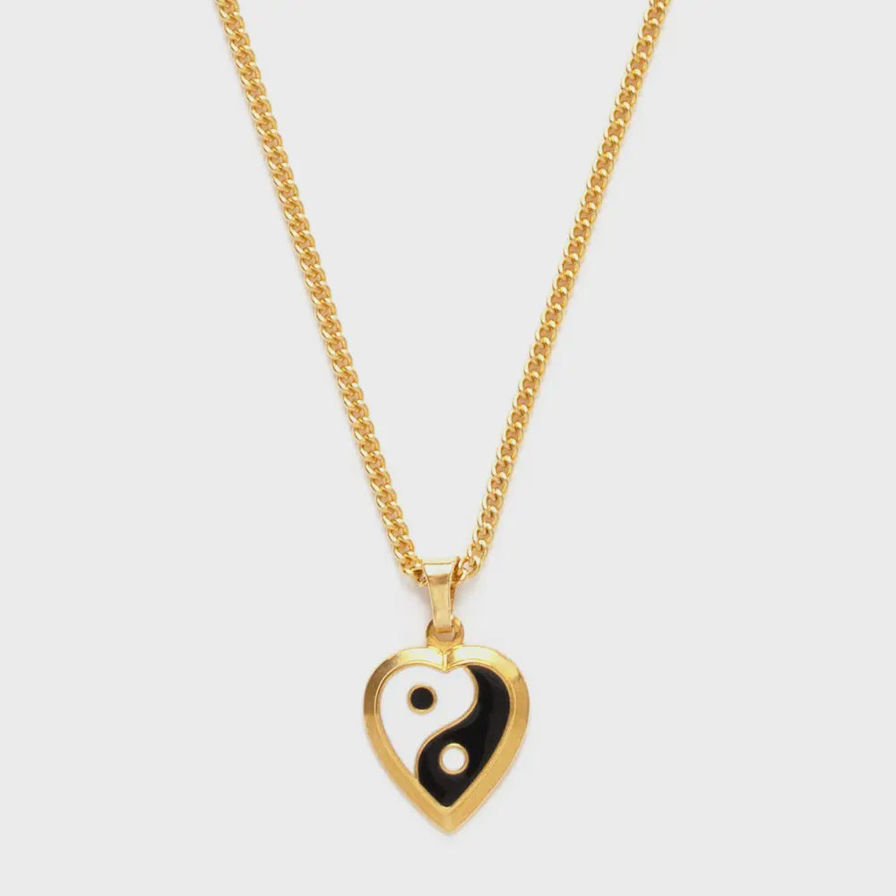 The Yin Yang Heart Necklace
