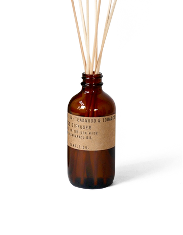 Teakwood & Tobacco Reed Diffuser by P.F. Candle Co.