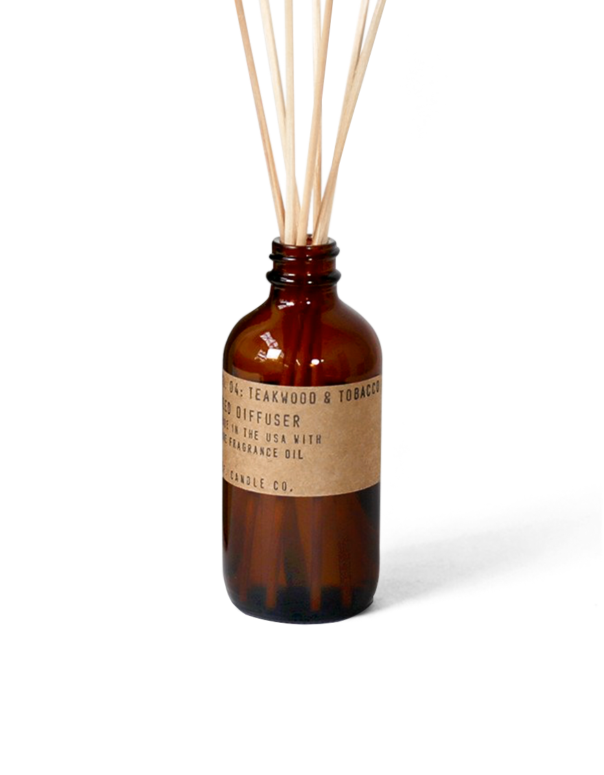 Teakwood & Tobacco Reed Diffuser by P.F. Candle Co.