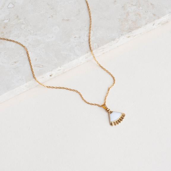 Mini Pleat Necklace by Michelle Starbuck Designs