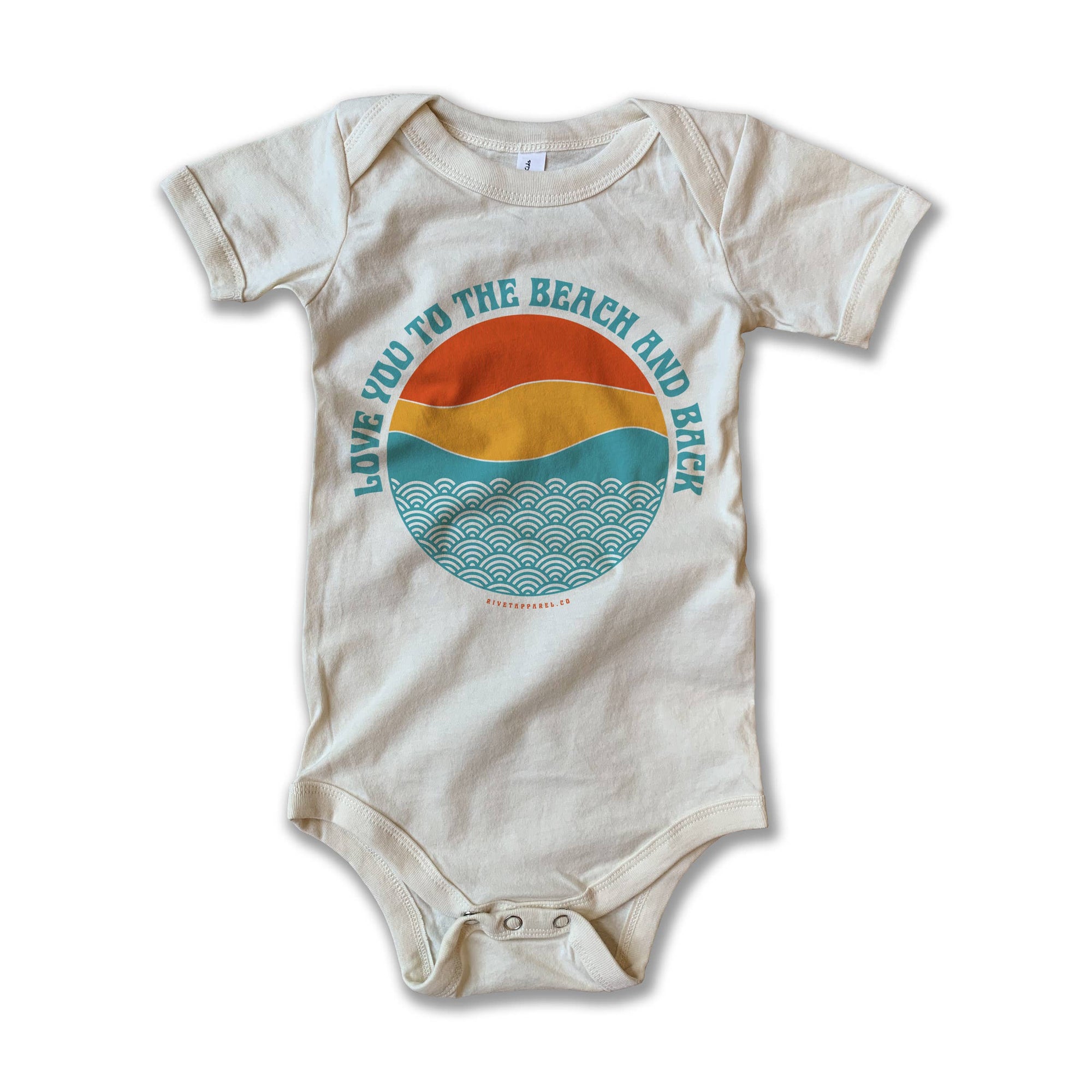 Beach and Back Baby Onesie