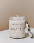 The Congrats Soy Candle by Sweet Water Decor