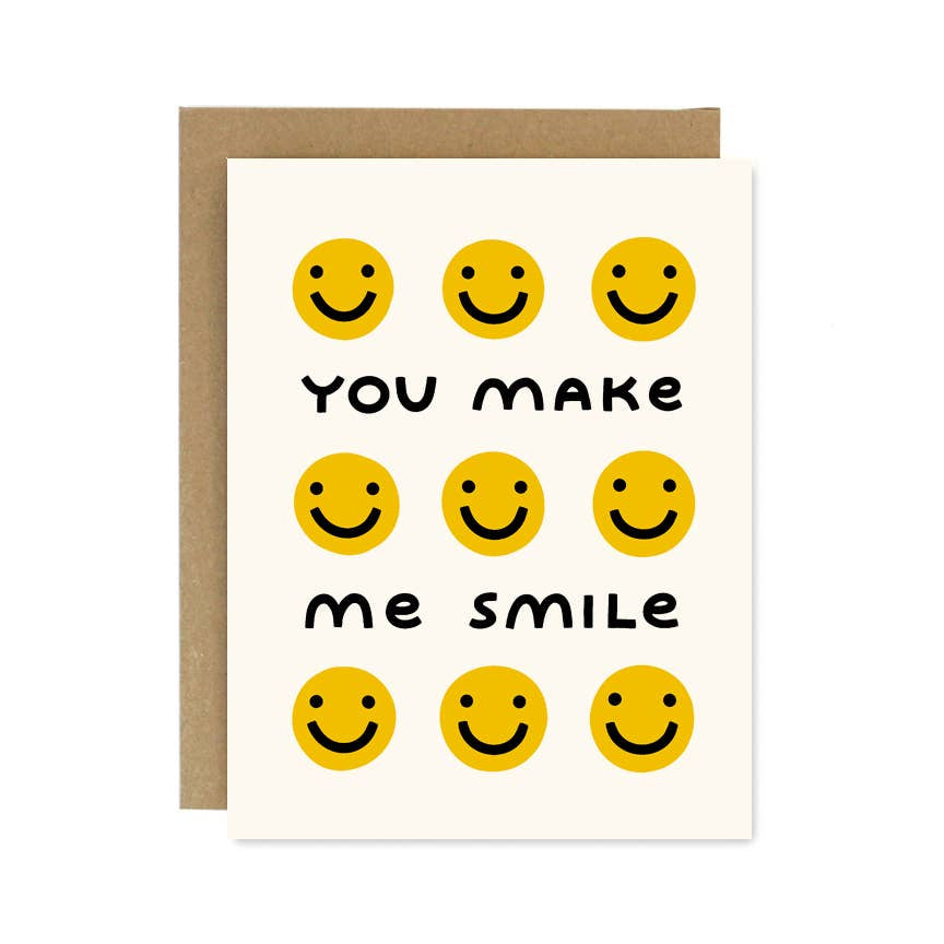 You Make Me Smile Card by Worthwhile Paoer