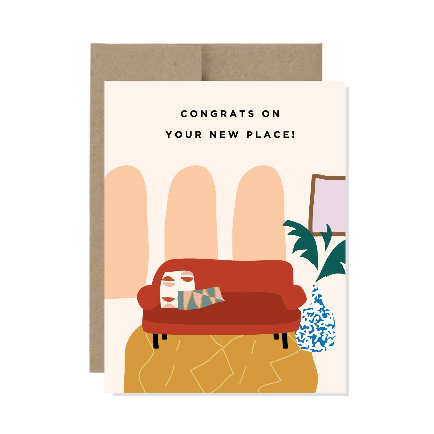 Congrats On Your New Place Card by Confetti Riot