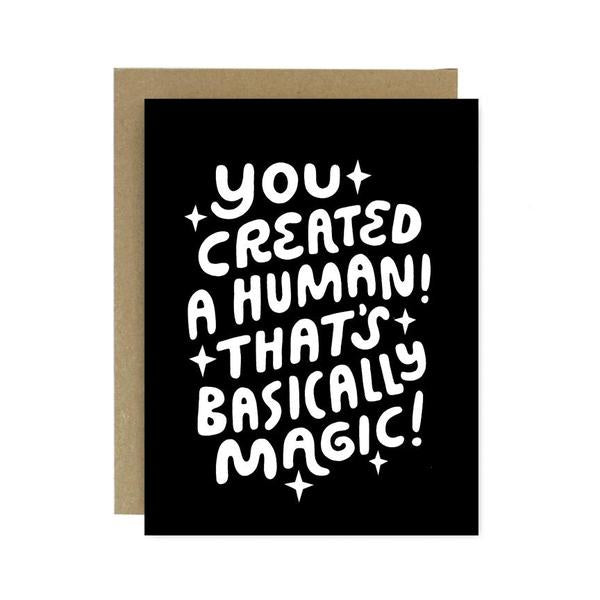 Baby Human Magic Card by Worthwhile Paper